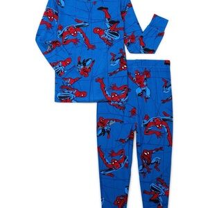 Marvel Spider-Man Kids Pajama Set - Blue and Red
